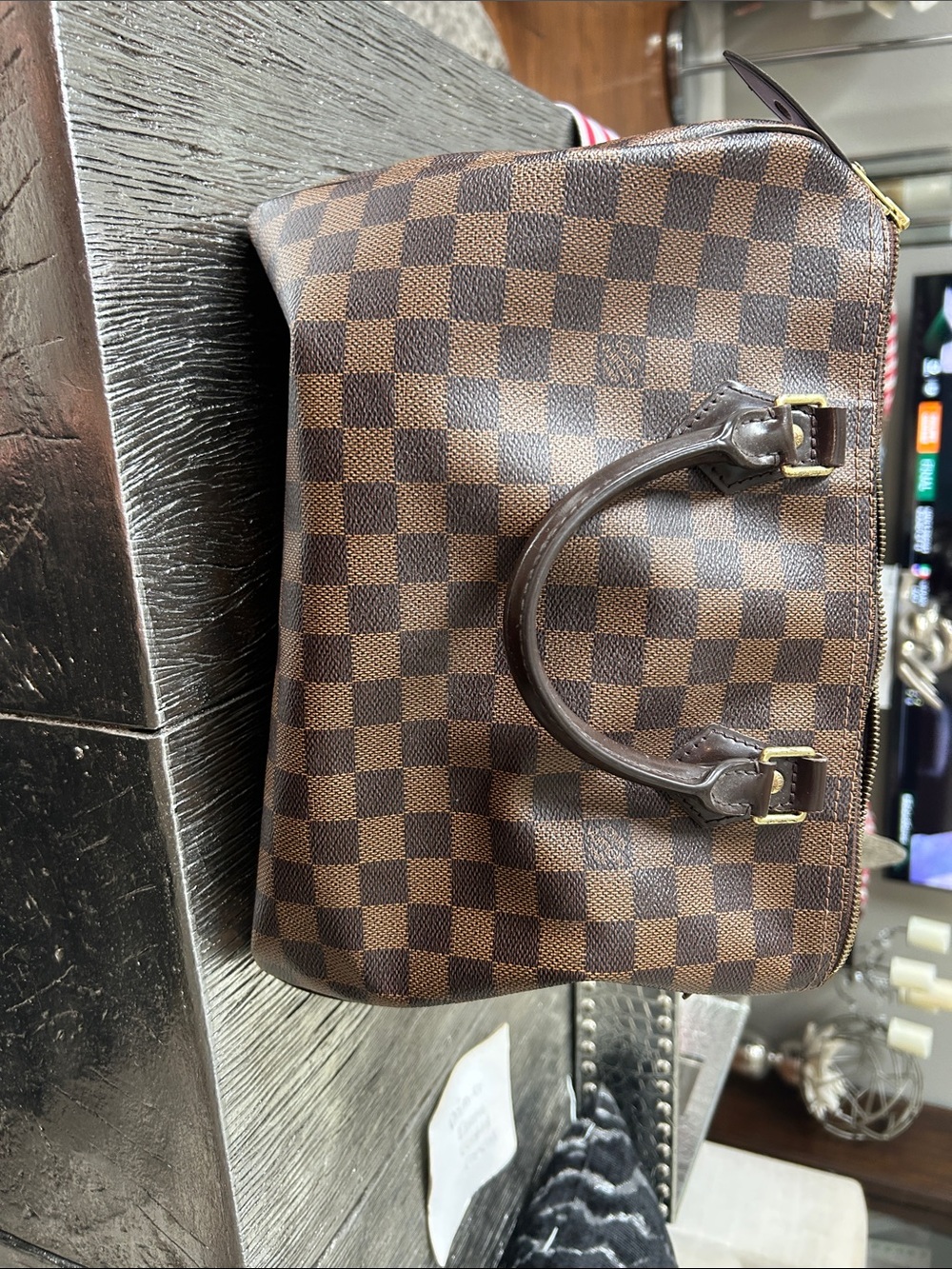 Louis Vuitton Speedy 30 Damier Ebene Coateal Canvas - Picture 2 of 6